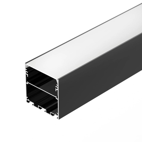 Профиль LINE-M-5050-2500 BLACK (Arlight, Алюминий)