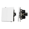 Механизм выключателя управления шторами SWT-TENDO-MKR2-PL-WH (230V, 10A) (Arlight, -)