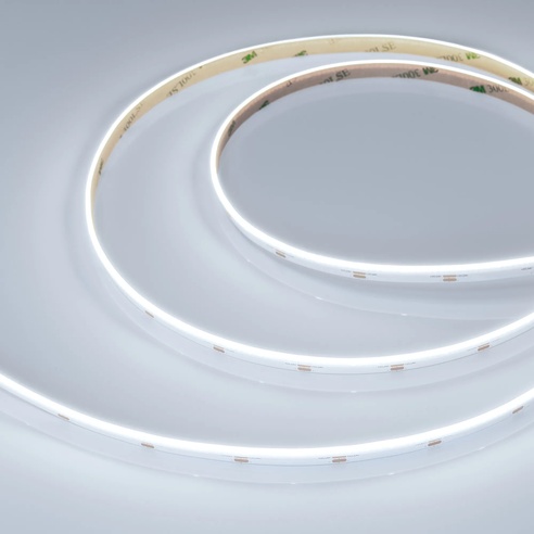 Лента светодиодная COB-S-X480-8mm 24V White6000 (6 W/m, IP20, 5m) (Arlight, боковое свечение)