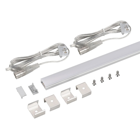 Набор для светодиодной подсветки ARL-KIT-SLIM-FC 24V Day4000 (14,4 W/m, IP20, 2m) (Arlight, Алюминий+пластик)