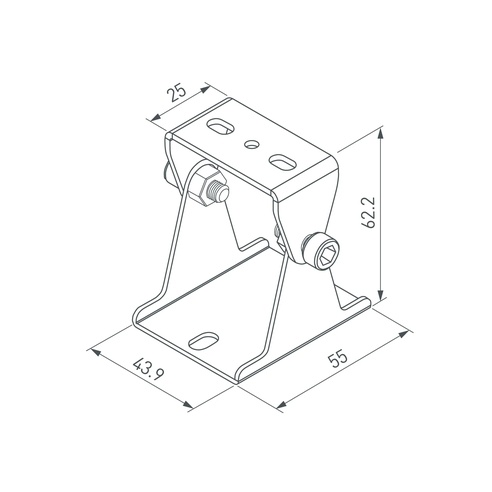 Держатель SL-LINE поворотный (Arlight, Металл)