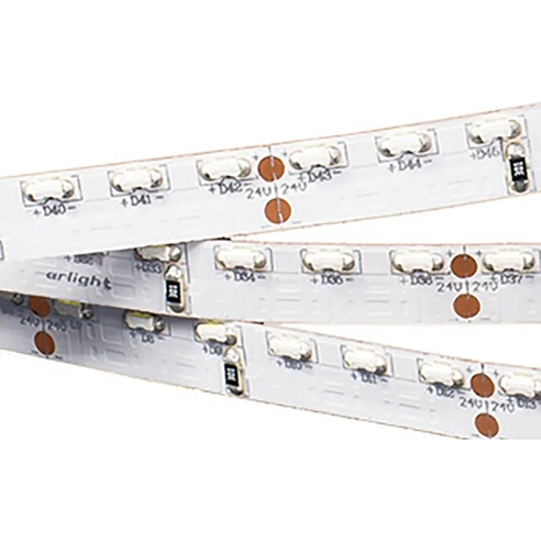 Лента светодиодная RS 2-5000 24V Red 2x (335, 600 LED) (Arlight, 9.6 Вт/м, IP20)