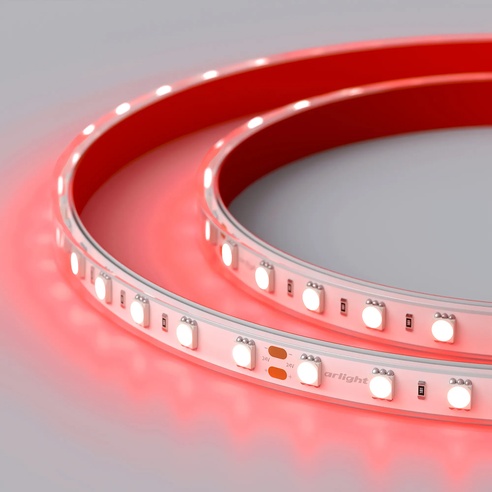 Лента светодиодная герметичная RTW-PFS-B60-13mm 24V Red (14.4 W/m, IP68, 5060, 5m) (Arlight, 14.4 Вт/м, IP68)