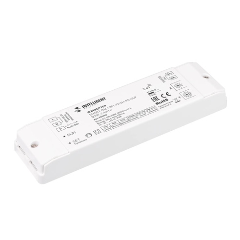 INTELLIGENT ARLIGHT Конвертер SMART-DALI-301-72-SH-PD-SUF (230V, 2.4GHz) (IARL, IP20 Пластик, 5 лет)