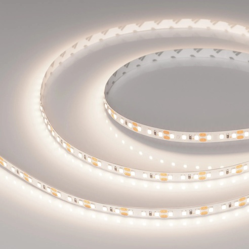 Лента светодиодная RT-A120-8mm 12V Day4000 (9.6 W/m, IP20, 2835, 5m) (Arlight, Открытый)