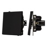 Механизм выключателя одноклавишный проходной SWT-TENDO-MKP1-SFPL-BK (230V, 10A) (Arlight, -)