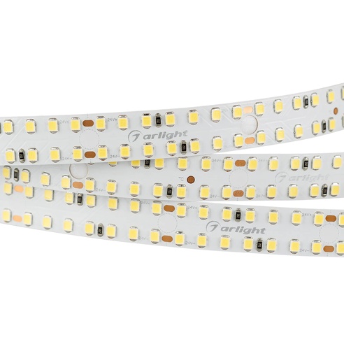 Лента светодиодная S2-2500 24V Warm3500 20mm (2835, 280 LED/m, LUX) (Arlight, 20 Вт/м, IP20)