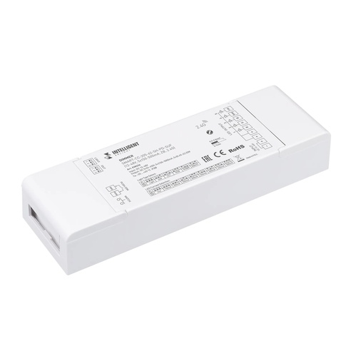 INTELLIGENT ARLIGHT Диммер SMART-CC-205-62-SH-PD-SUF (12-48V, 5x150-500mA, ZB, 2.4G) (IARL, IP20 Пластик, 5 лет)