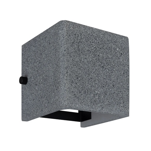 Светильник LGD-PERAN-WALL-S120x120-6W Warm3000 (BK, 0-80 deg, 230V) (Arlight, IP65 Бетон, 3 года)