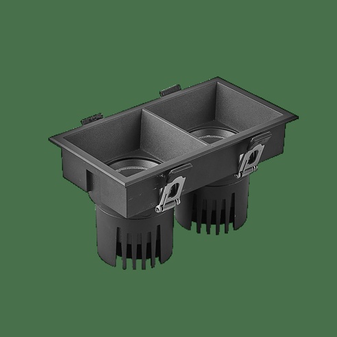 Светильник MS-FLOW-BUILT-S157x85-2x12W Warm3000 (BK, 15 deg, 230V) (Arlight, IP20 Металл, 5 лет)