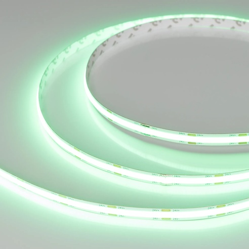 Лента светодиодная COB-X544-8mm 24V Green (11.5 W/m, IP20, CSP, 5m) (Arlight, -)