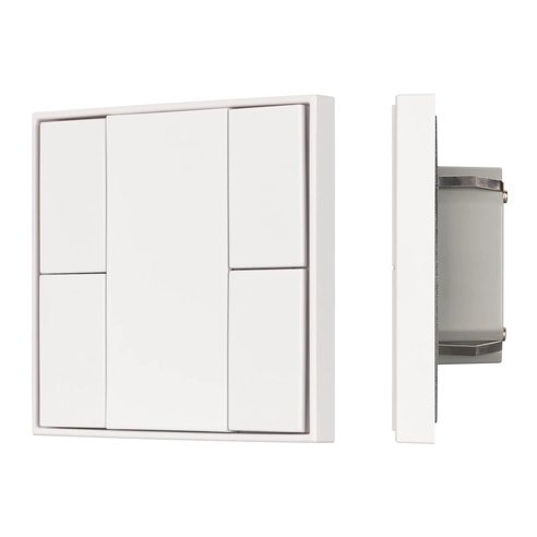 INTELLIGENT ARLIGHT Кнопочная панель KNX-301-22-4-SH-IN White (BUS, Frame) (IARL, IP20 Пластик, 3 года)