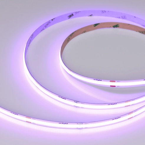 Лента светодиодная COB-X480-8mm 24V Violet (8 W/m, IP20, 5m) (Arlight, -)
