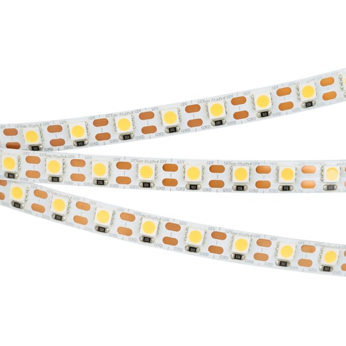 Лента светодиодная RT 2-5000 12V Cx1 Warm2700 2x (5060, 360 LED, LUX) (Arlight, 15.6 Вт/м, IP20)