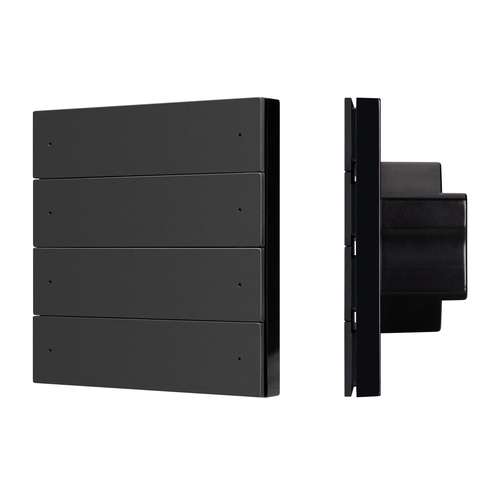 INTELLIGENT ARLIGHT Кнопочная панель SMART-ZB-801-22-1G-8SC-MULTI-IN Black (230V) (IARL, IP20 Пластик, 5 лет)
