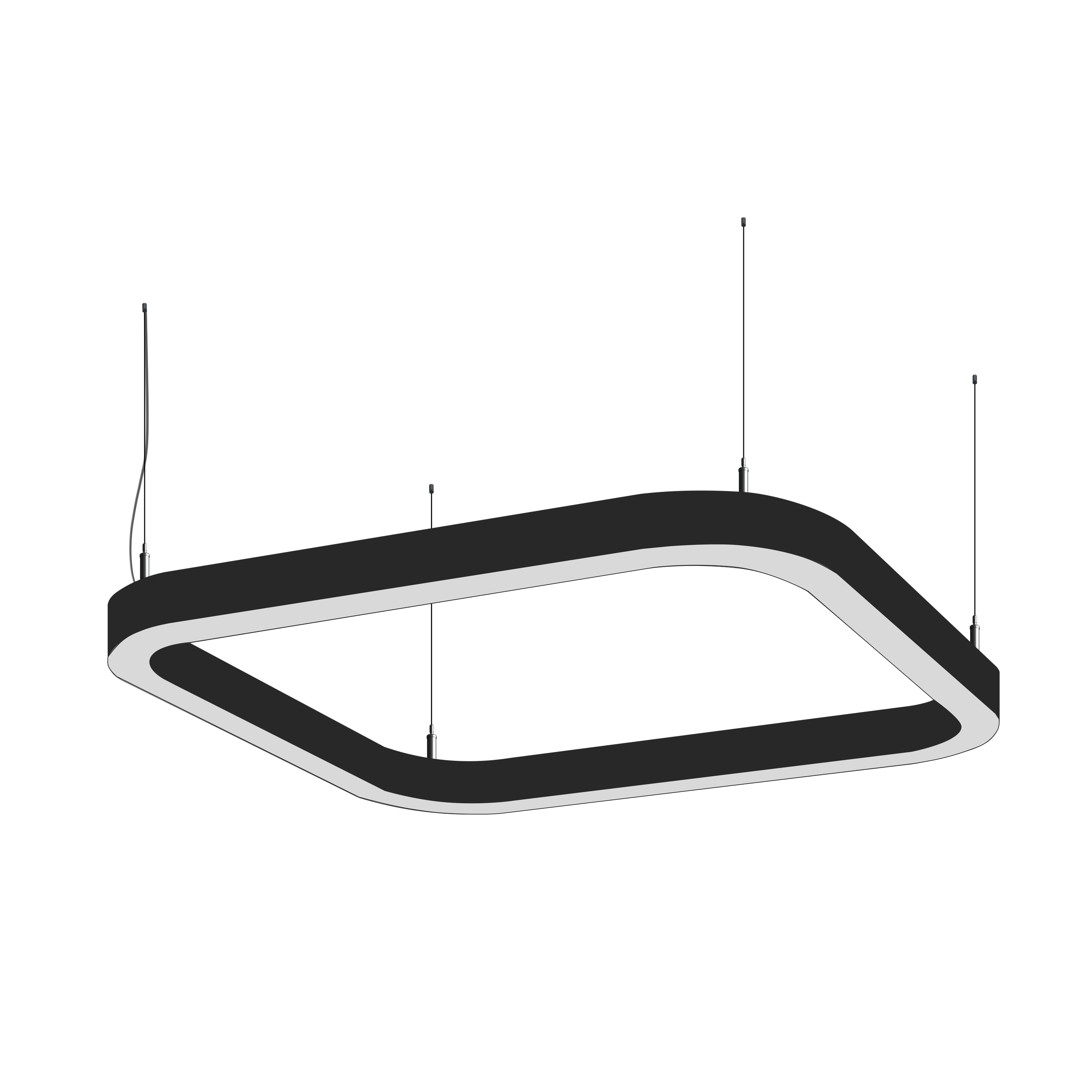Cветодиодный фигурный светильник MS-ELLIPSE Суперэллипс 500mm 30W  3000/4000/6000К - изображение товара