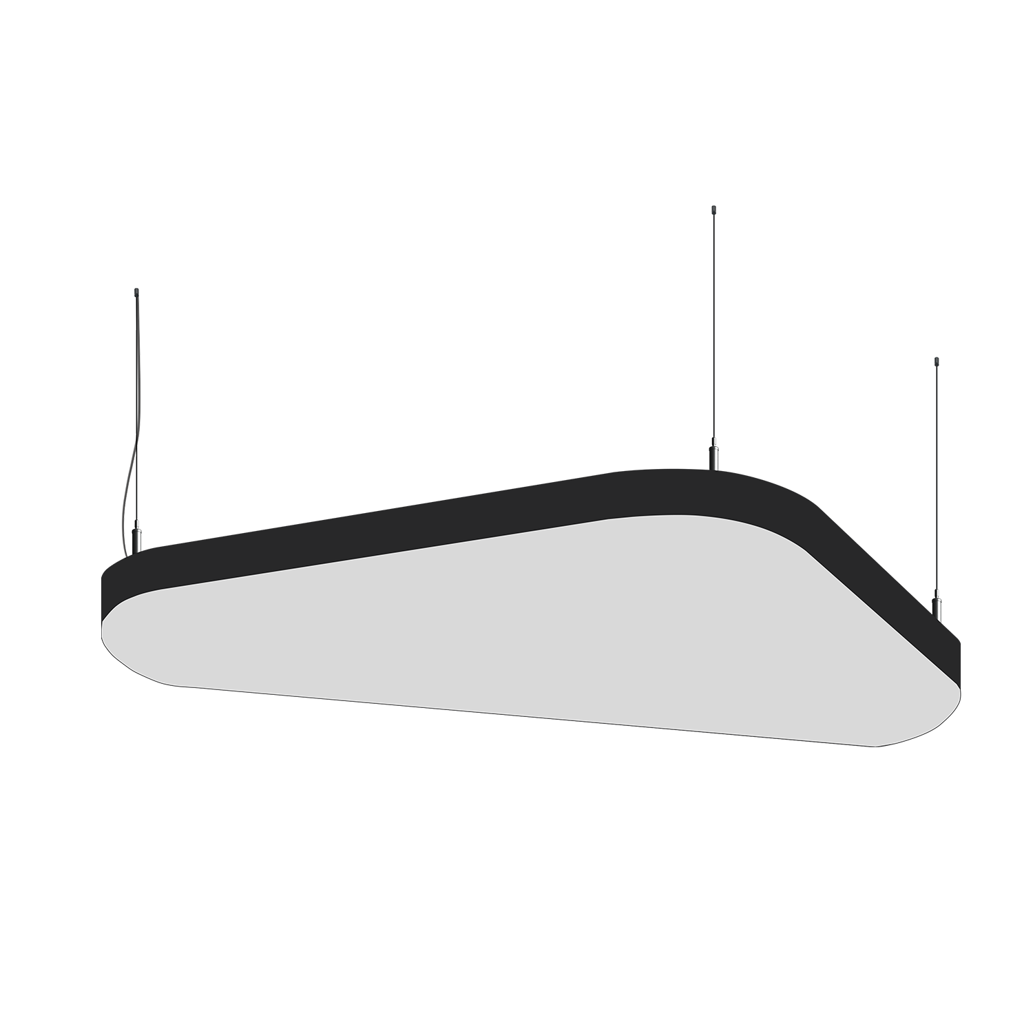 Cветодиодный фигурный светильник MS-SOFT TRIO Трингл 1800mm 180W 3000/4000/6000K - изображение товара