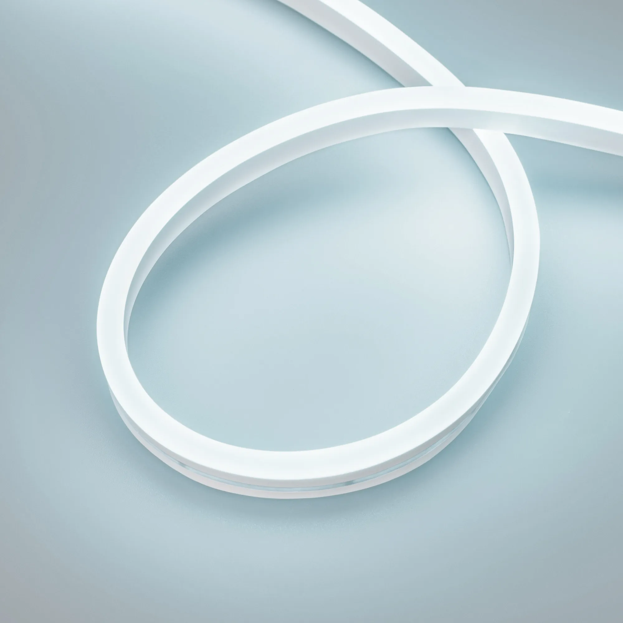 Лента светодиодная герметичная AURORA-PS-A120-16x8mm 24V White6000 (10 W/m, IP65, 2835, 5m) (Arlight, Силикон) - изображение товара