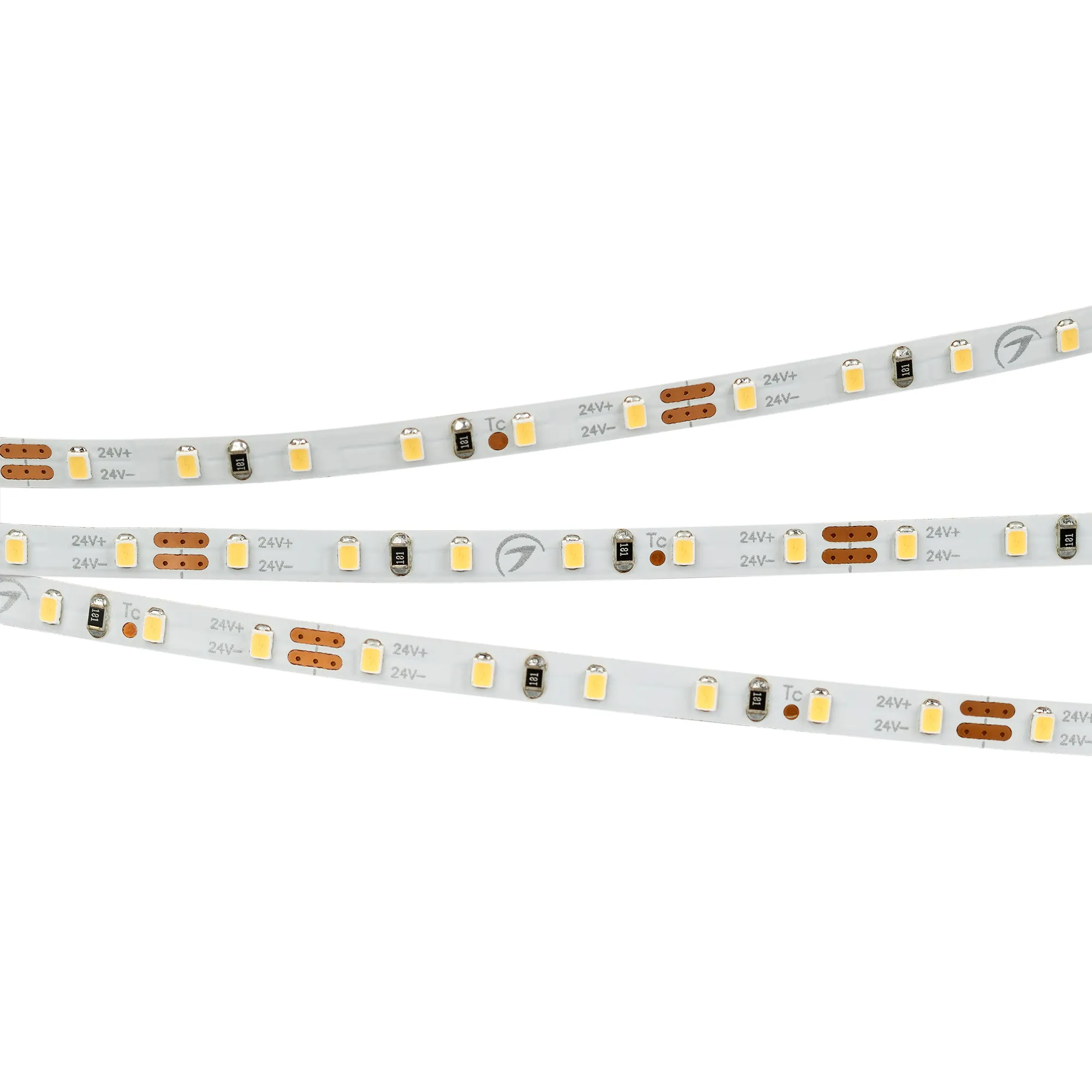 Лента светодиодная MICROLED-5000L 24V Cool 8K 4mm (2216, 120 LED/m, LUX) (Arlight, 5.4 Вт/м, IP20)