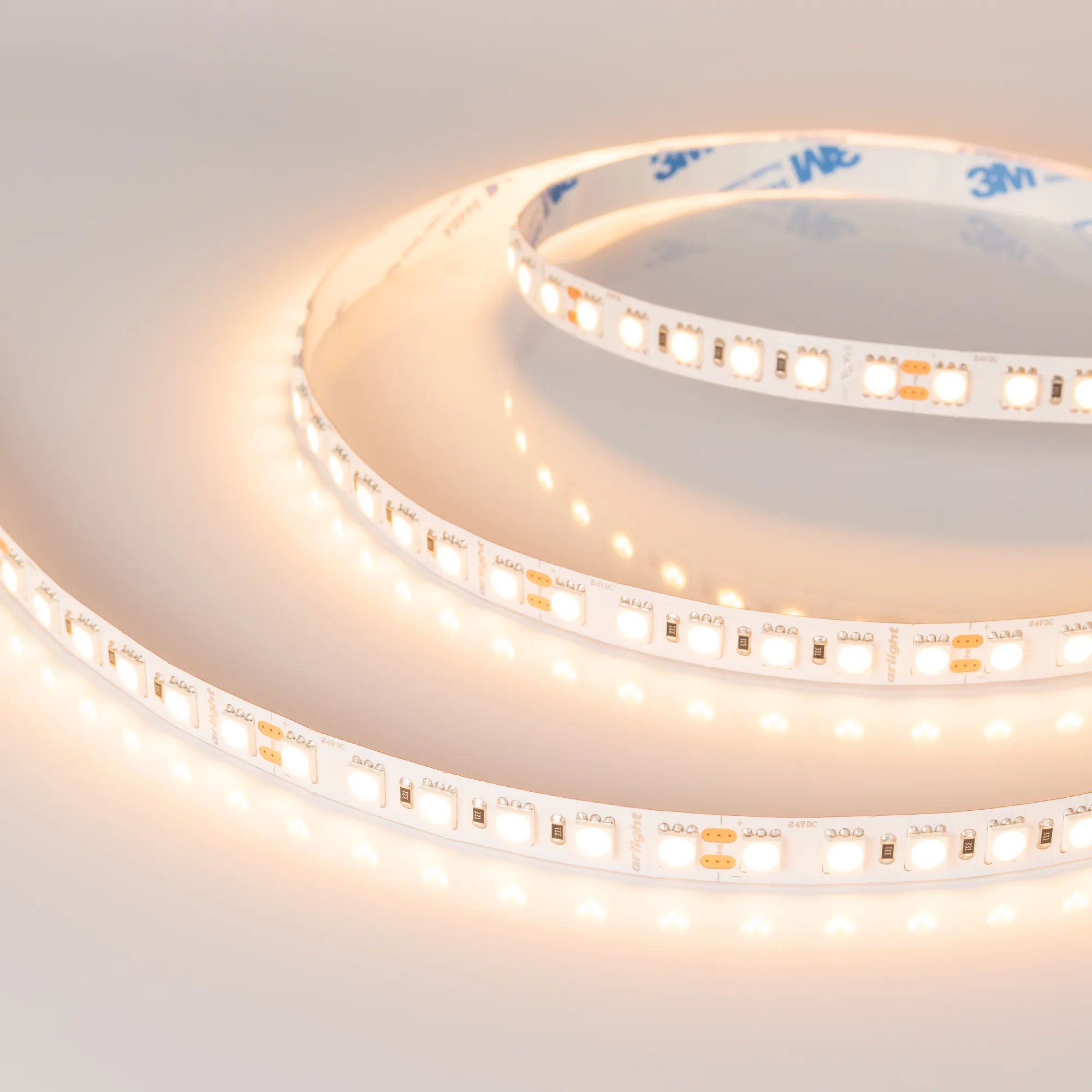 Лента светодиодная RT-B96-10mm 24V Warm2700 (23 W/m, IP20, 5060, 5m) (Arlight, 23 Вт/м, IP20) - изображение товара
