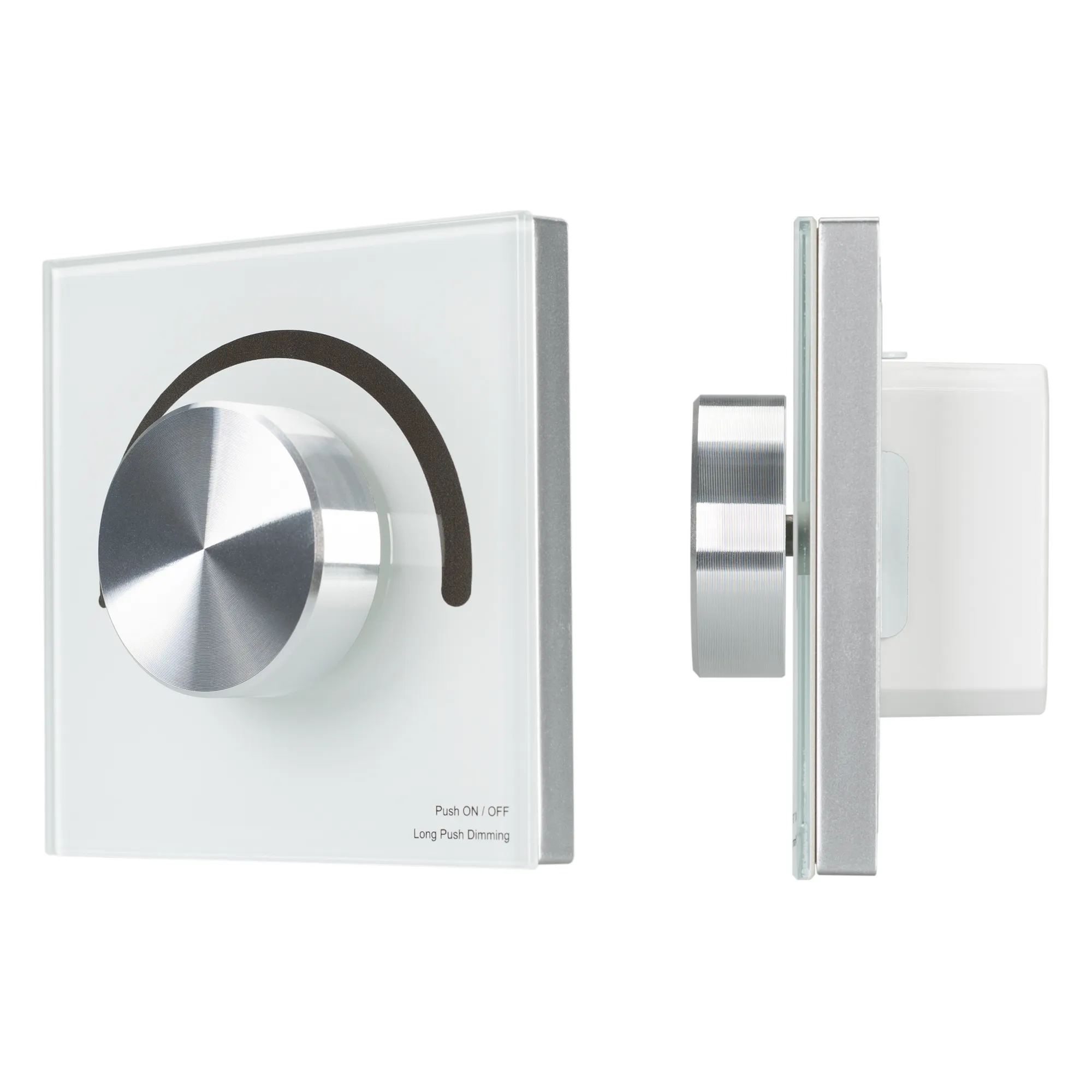 Панель SMART-P90-DIM-G-IN White (230V, Rotary, 2.4G) (Arlight, IP20 Пластик, 5 лет) - изображение товара