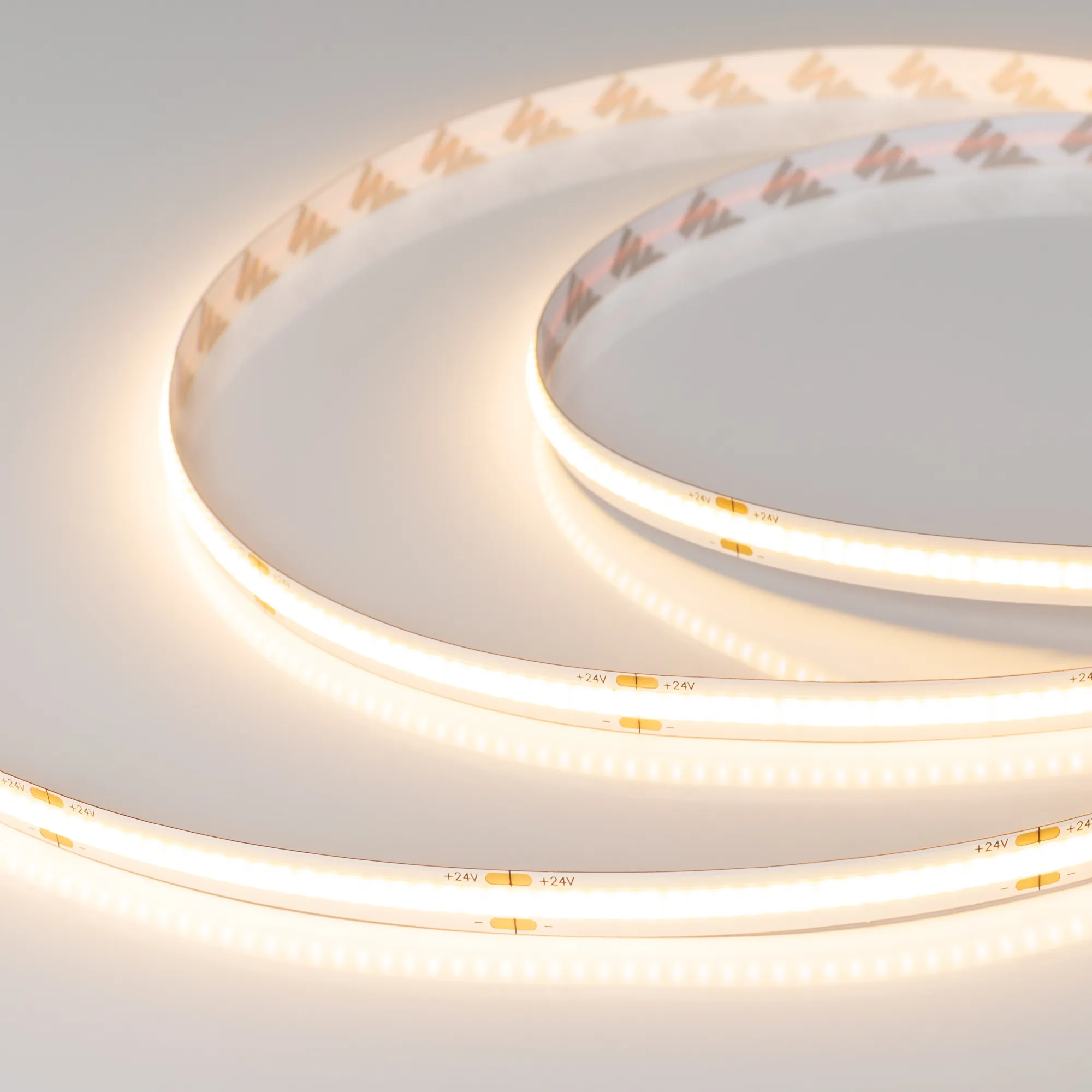 Лента светодиодная COB-X378-8mm 24V Warm3000 (11 W/m, IP20, 5m) (Arlight, -) - изображение товара