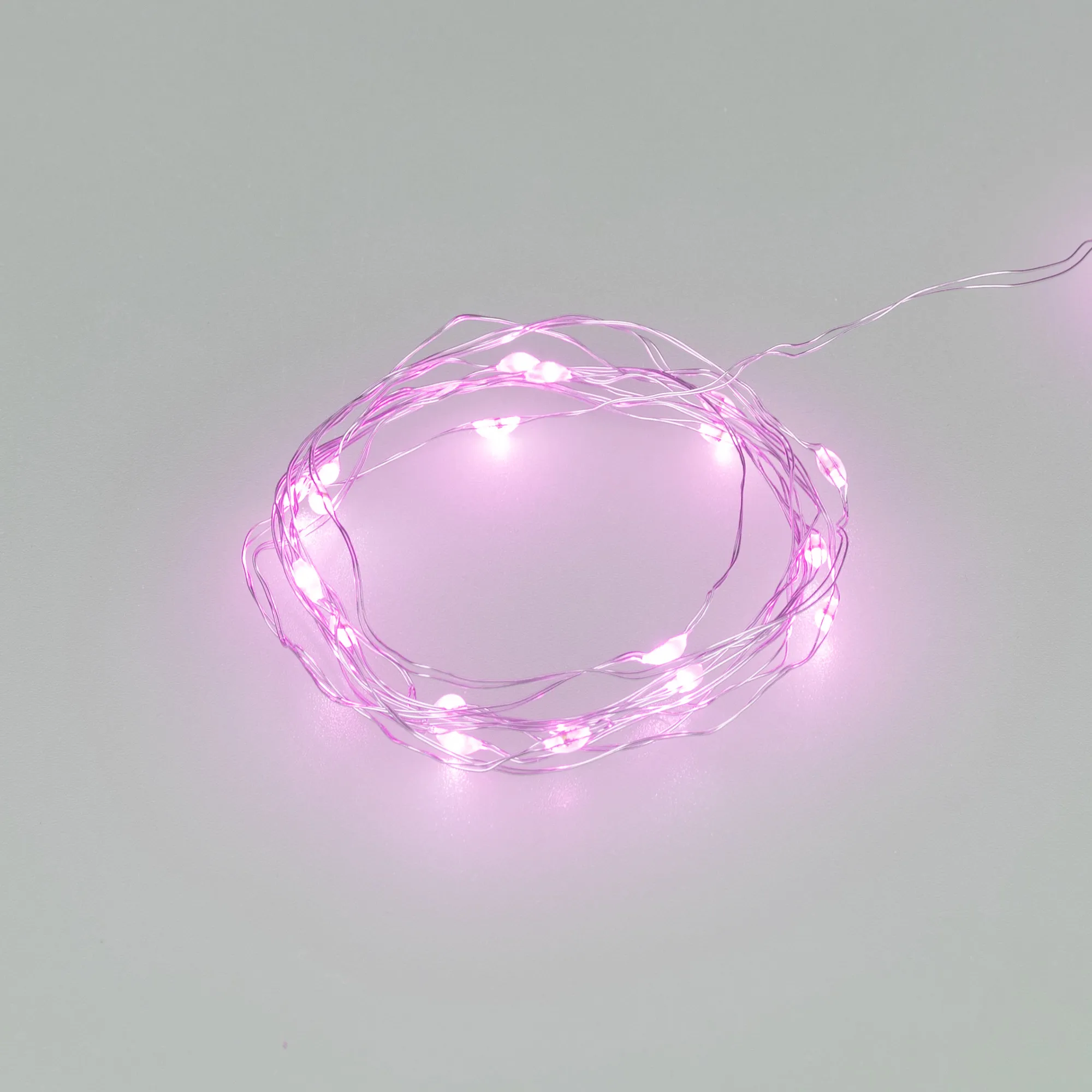 Светодиодная гирлянда ARD-DEW-HOME-2000-CLEAR-20LED-STD Purple (1.5V, Battery Pack, Cork) (Ardecoled, IP20) - изображение товара