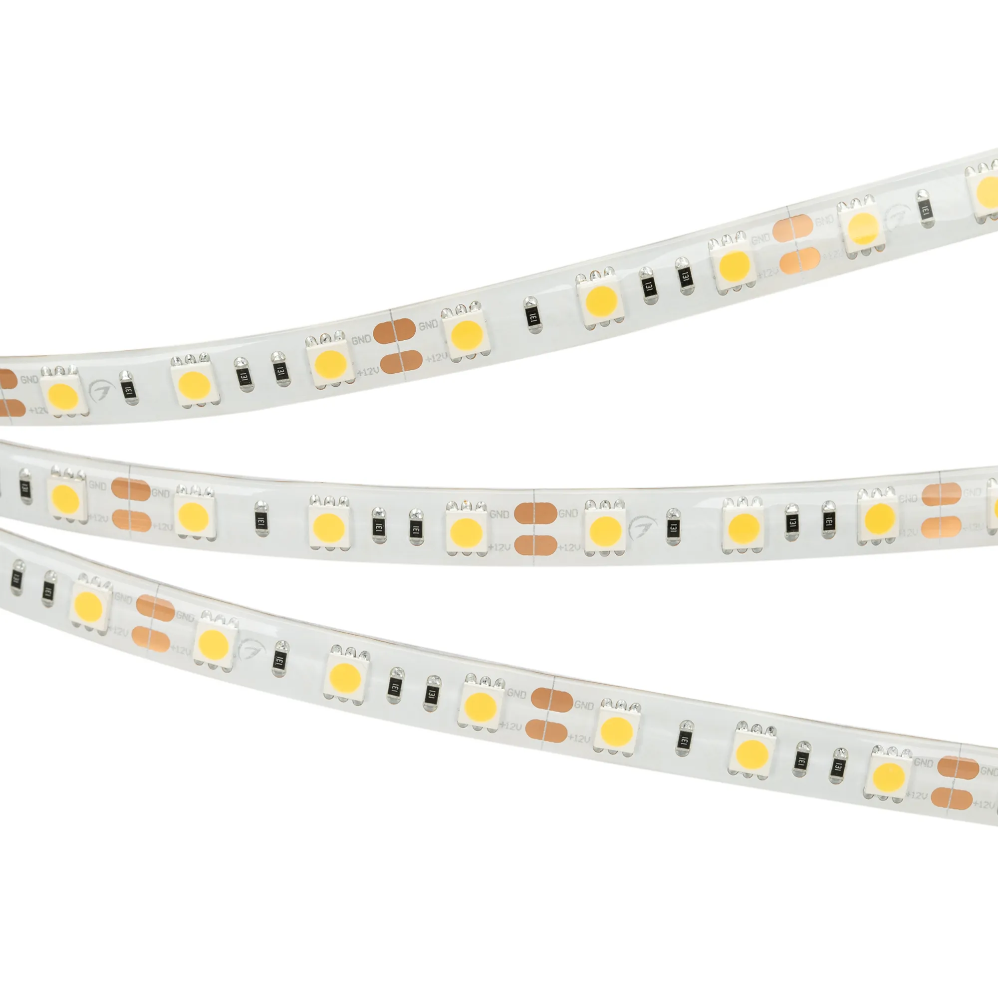 Лента светодиодная RTW 2-5000SE 12V Day 2x (5060, 300 LED, LUX) (Arlight, 14.4 Вт/м, IP65)
