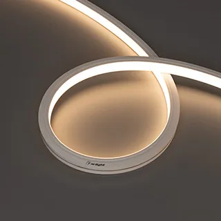 Лента герметичная MOONLIGHT-TOP-A140-13x12mm 24V Warm3000 (9.6 W/m, IP67, 2835, 0.5m) (Arlight, Образец) - изображение товара