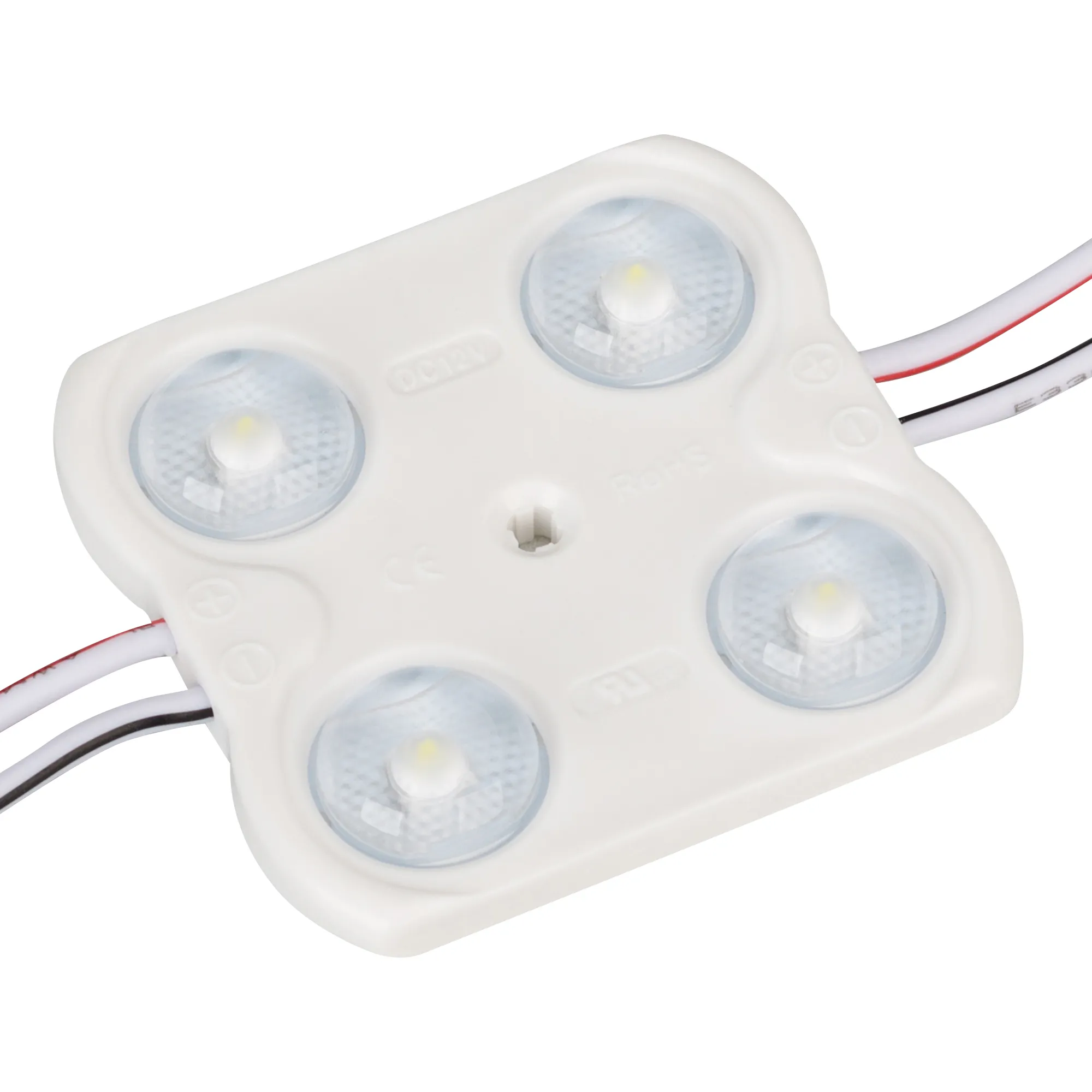 Модуль герметичный CRAFT-2835-4-12V Warm 170deg (45x43mm, 1.6W, IP65) (Arlight, Закрытый) - изображение товара