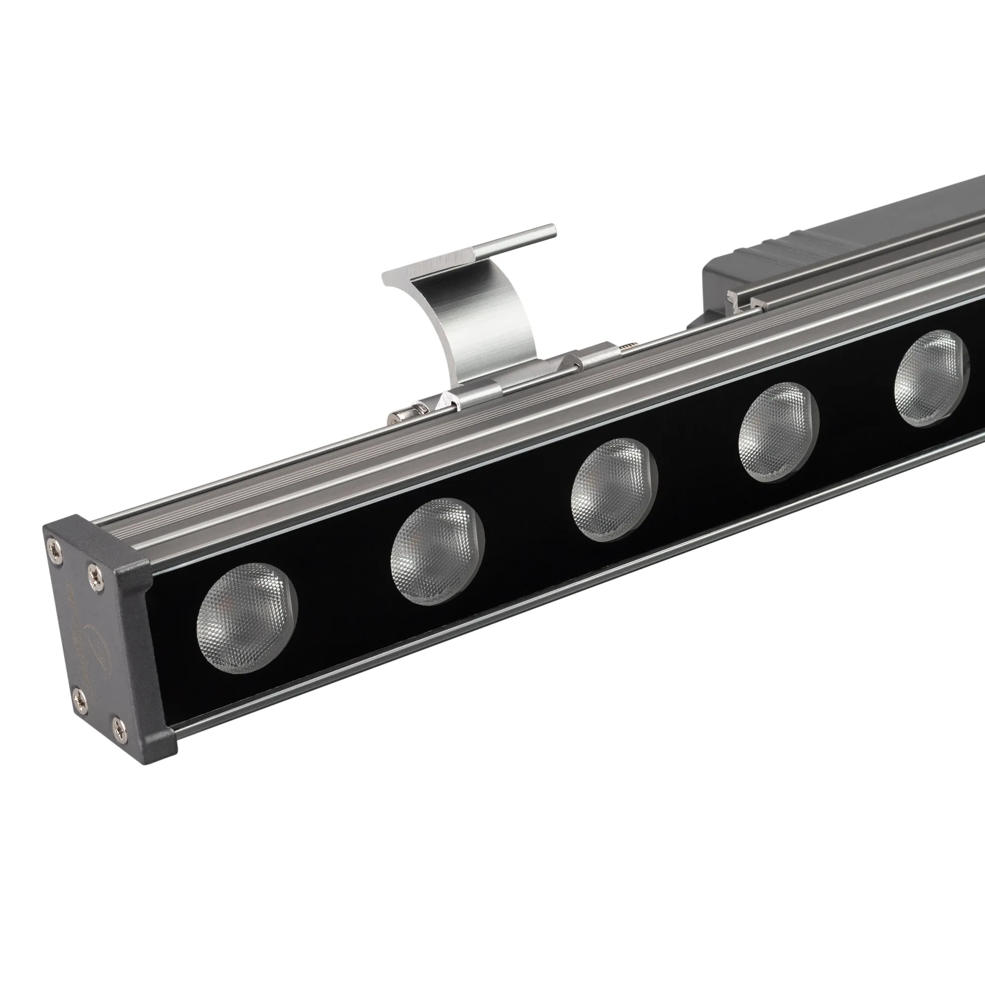 Линейный прожектор AR-LINE-760-18W Warm2700 (GR, 15 deg, 230V) (Arlight, IP65 Металл, 3 года) - изображение товара