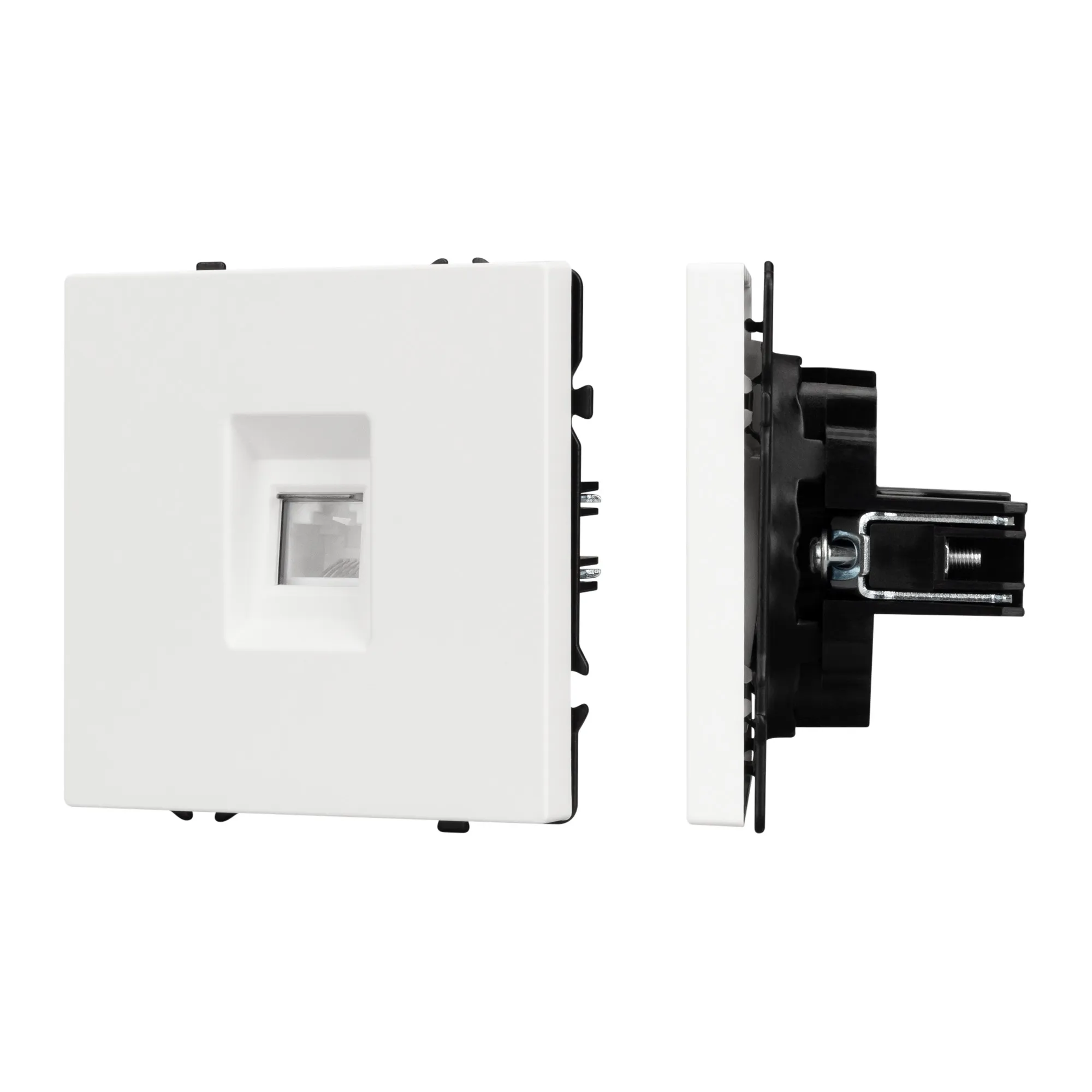 Механизм компьютерной розетки SCT-NOBE-MPC1-SFPL-WH (RJ-45, CAT6) (Arlight, -) - изображение товара