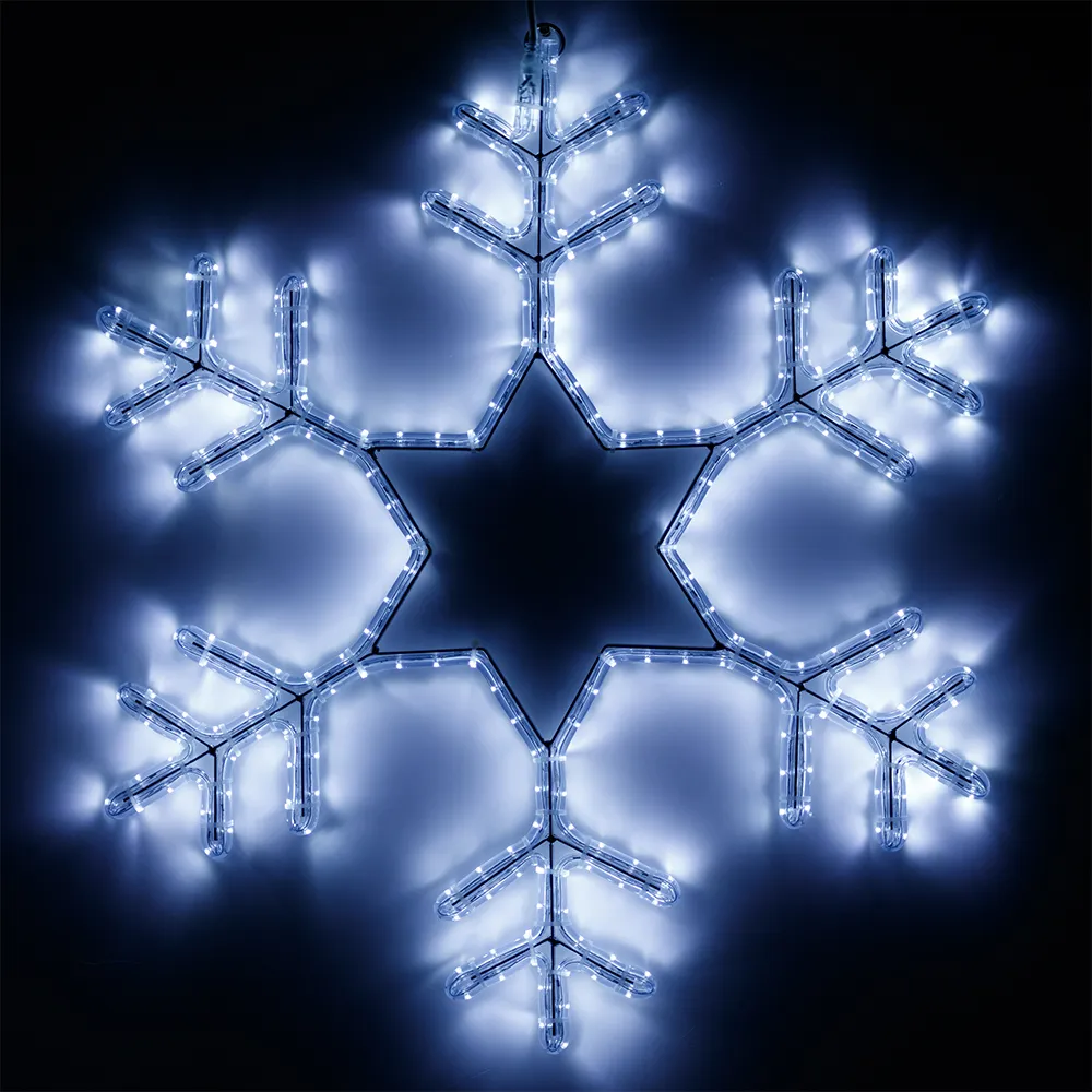 Фигура ARD-SNOWFLAKE-M4-750x750-324LED White (230V, 18W) (Ardecoled, IP65) - изображение товара