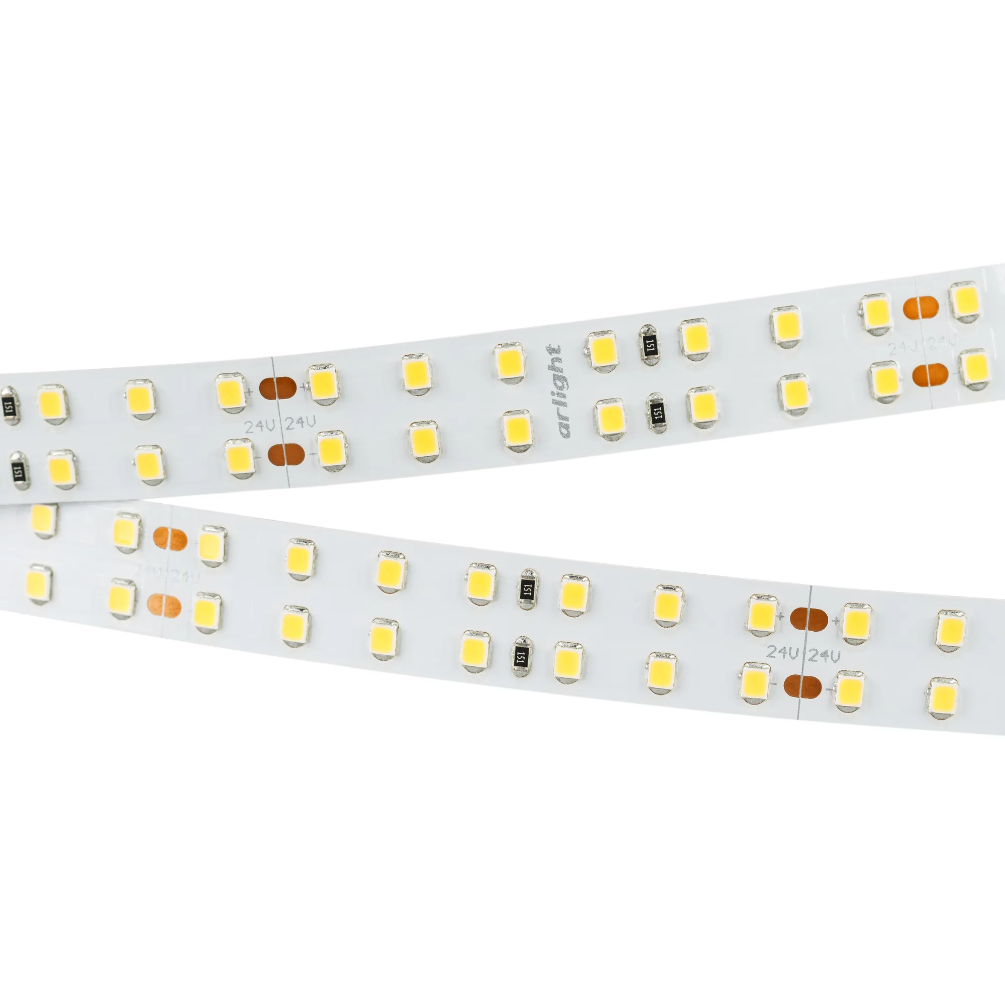 Лента светодиодная RT 2-5000 24V Day5000 2x2 (2835, 980 LED, LUX) (Arlight, 20 Вт/м, IP20)