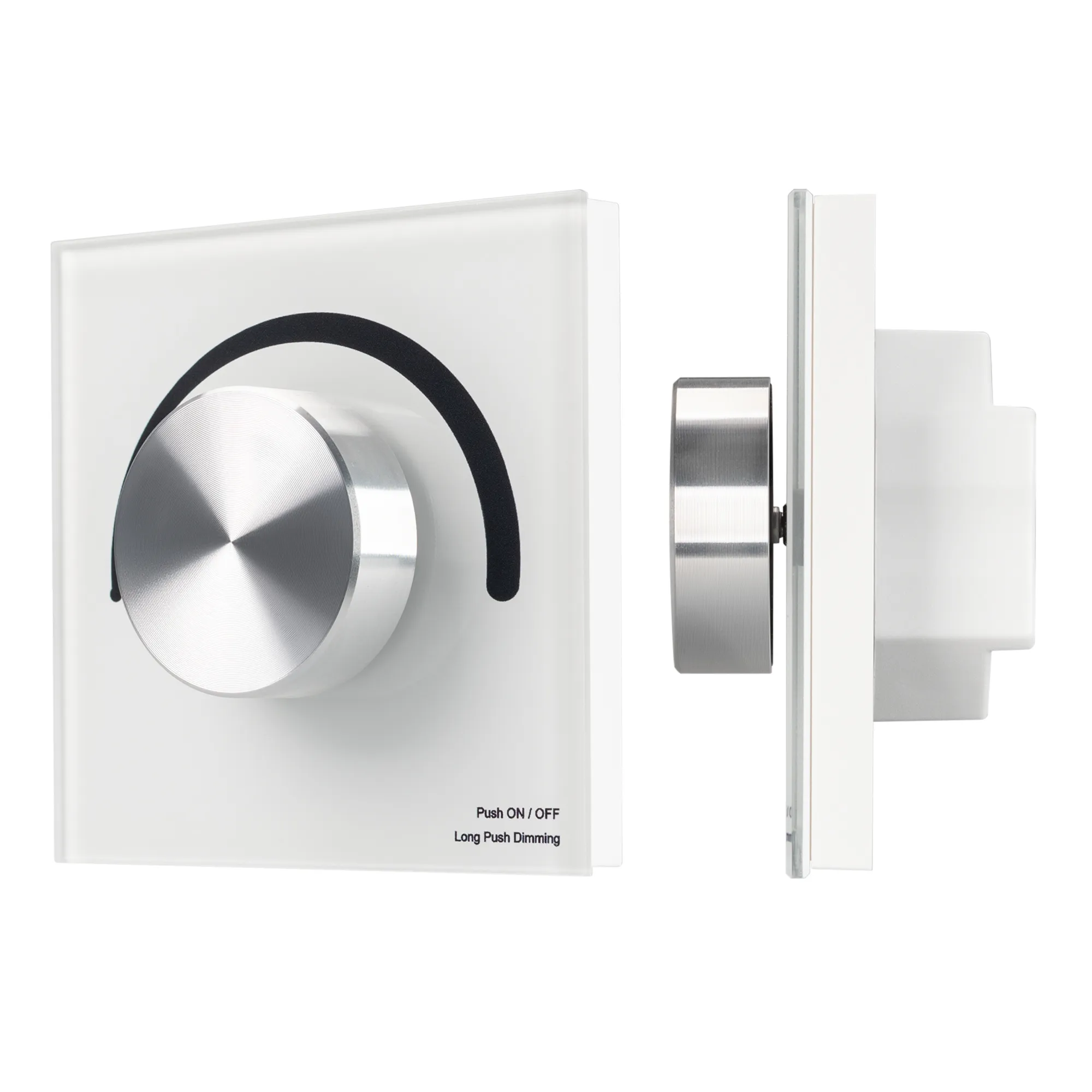 Панель SMART-P1-DIM-G-IN White (3V, Rotary, 2.4G) (Arlight, IP20 Пластик, 5 лет) - изображение товара