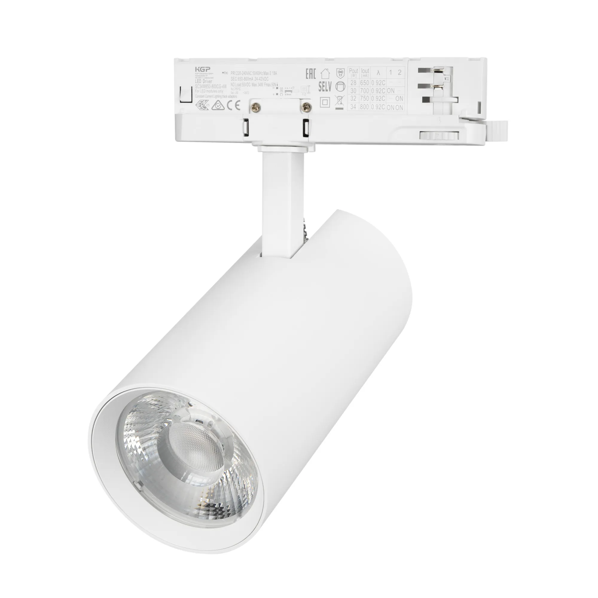 Светильник LGD-GERA-4TR-R90-30W Day4000 (WH, 24 deg, 230V) (Arlight, IP20 Металл, 5 лет)