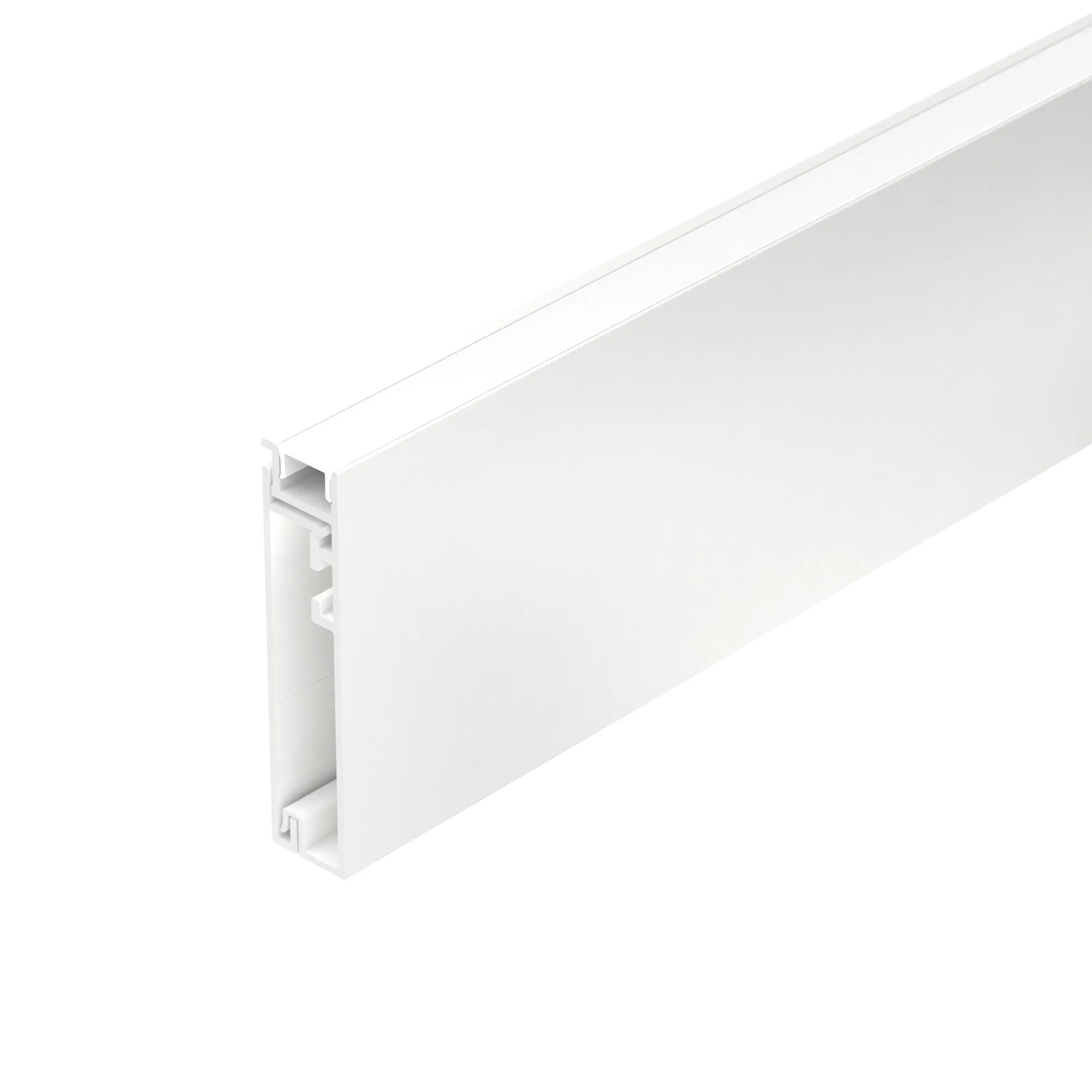 Профиль PLINTUS-H55-2000 WHITE (Arlight, Алюминий) - изображение товара