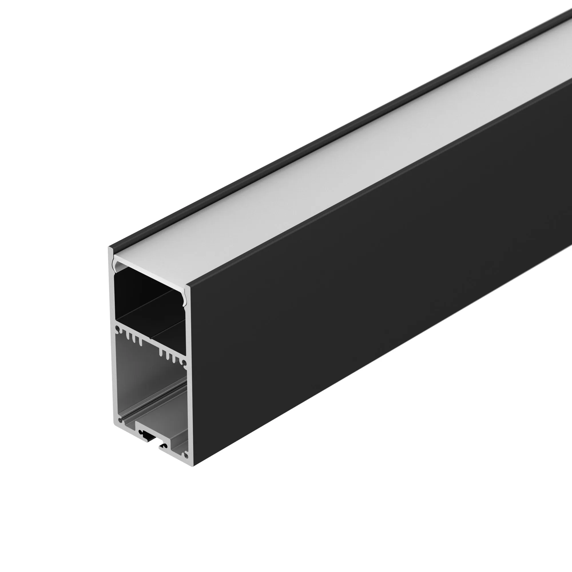 Профиль с экраном SL-LINE-3667-2500 BLACK+OPAL (Arlight, Алюминий) - изображение товара