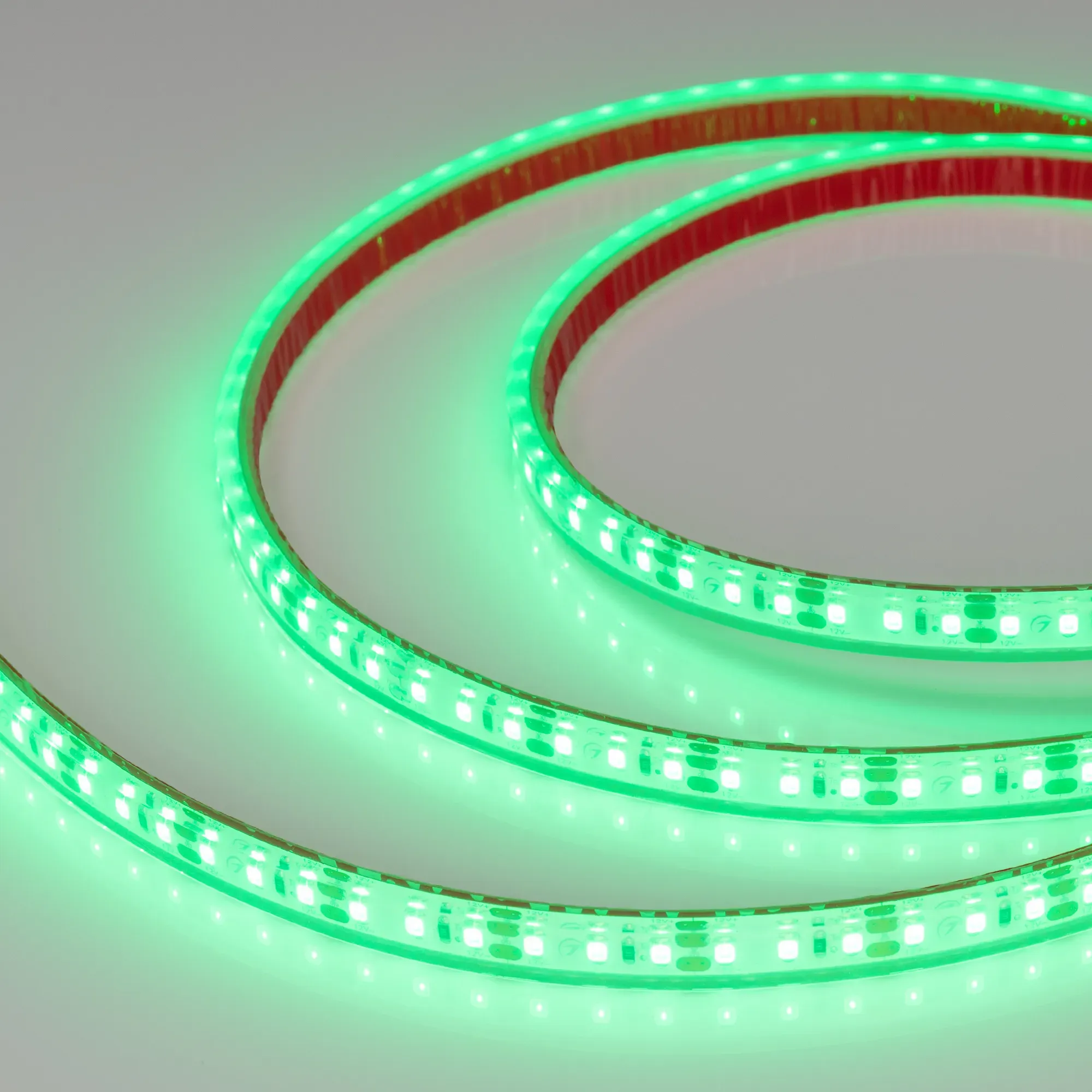 Лента герметичная RTW-PFS-A120-11mm 24V Green (9.6 W/m, IP68, 2835, 5m) (Arlight, 9.6 Вт/м, IP68)