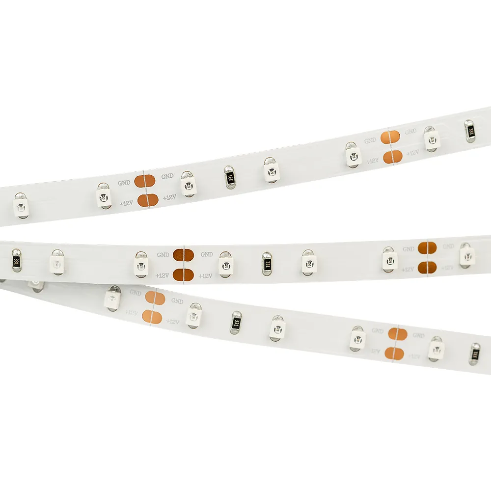 Лента светодиодная RT 2-5000 12V Red (3528, 300 LED, LUX) (Arlight, 4.8 Вт/м, IP20)