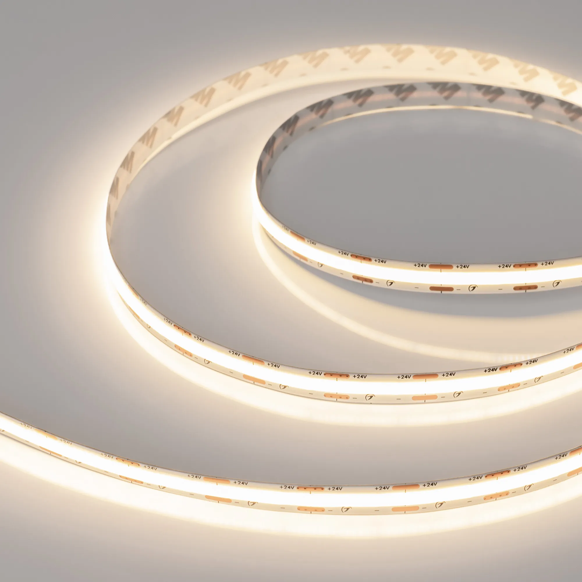 Лента светодиодная COB-X560-10mm 24V Warm3000 (9.6 W/m, IP20, 10m) (Arlight, 5 лет) - изображение товара