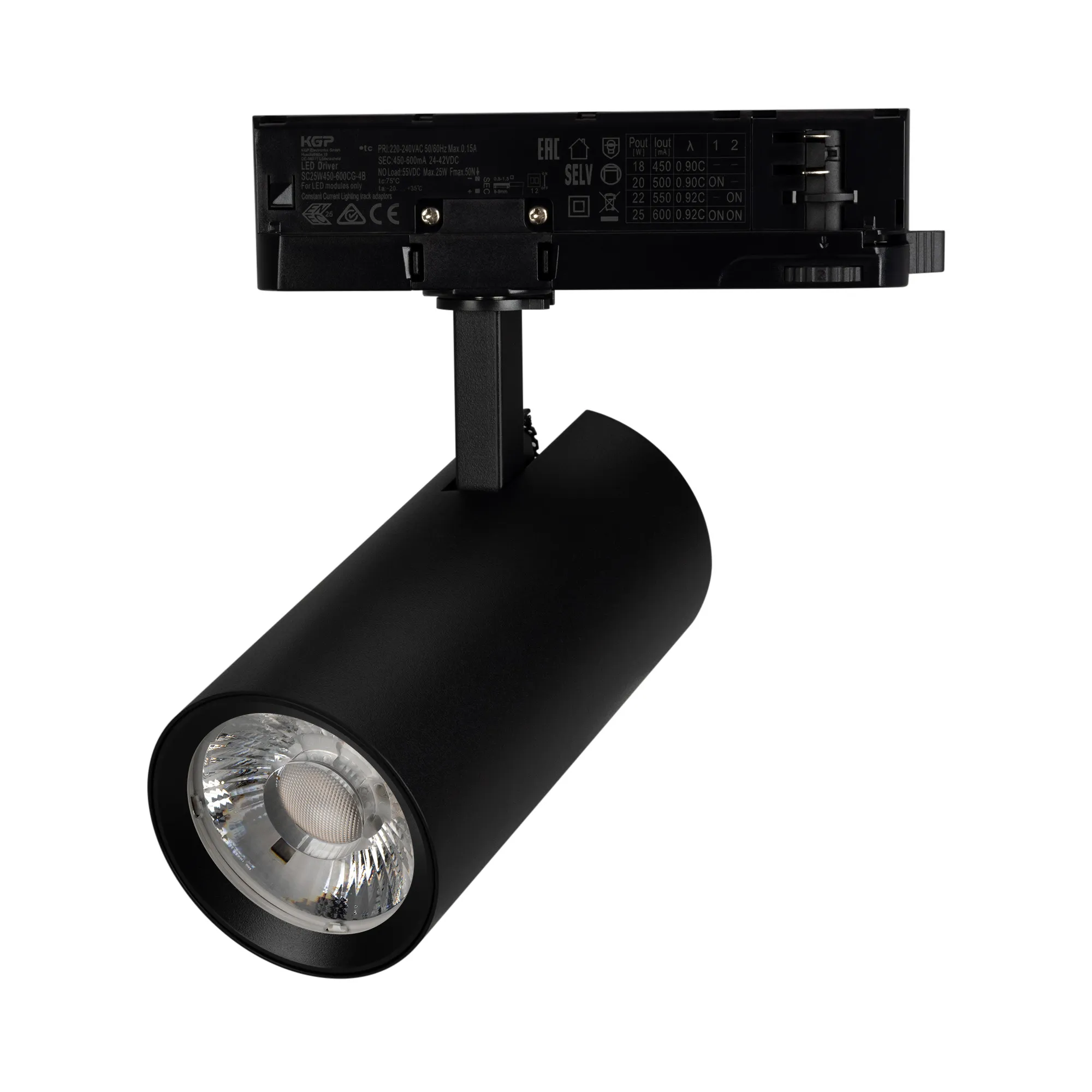 Светильник LGD-GERA-4TR-R74-20W Day4000 (BK, 36 deg, 230V) (Arlight, IP20 Металл, 5 лет)