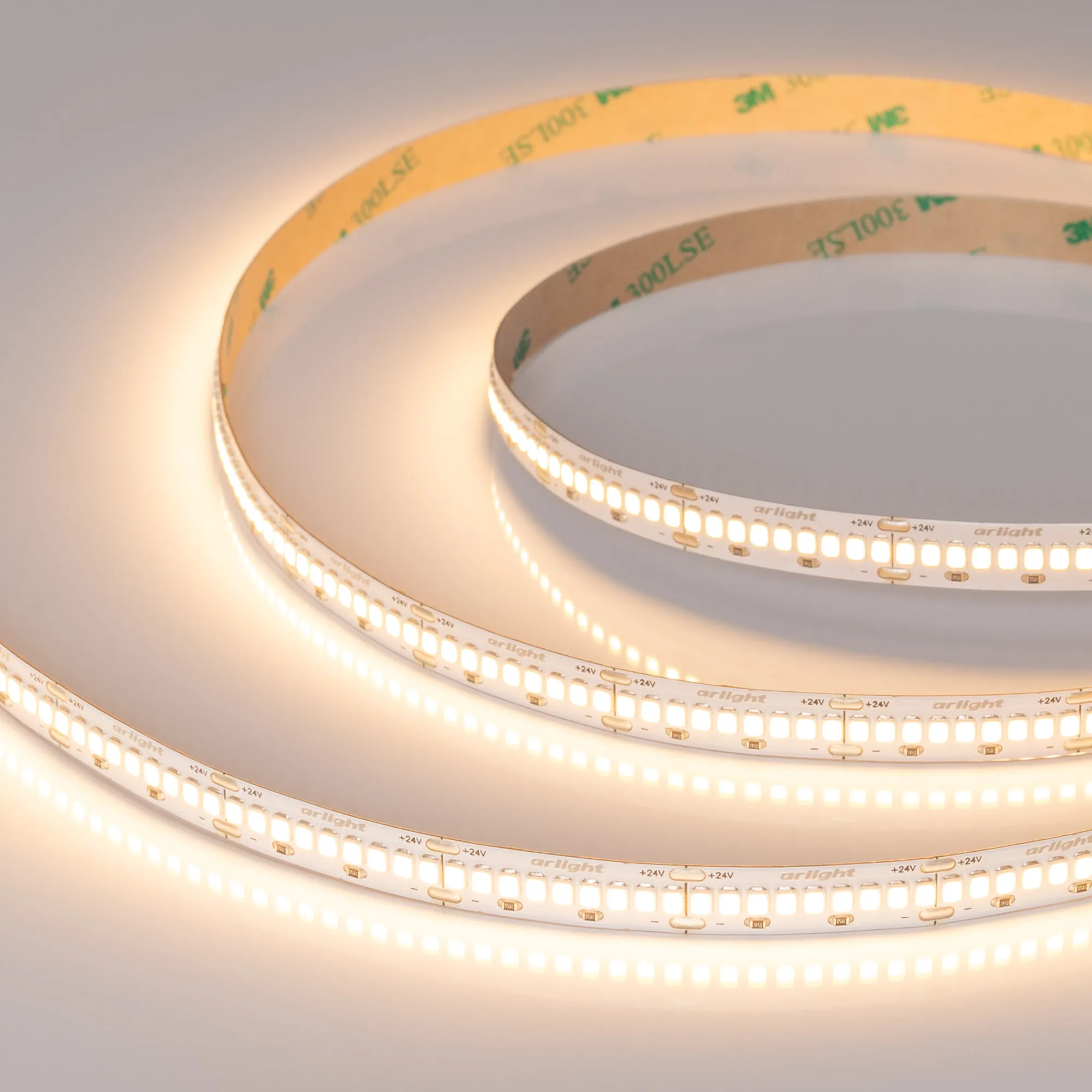 Лента ULTRA-A288-10mm 24V Warm2700 (17 W/m, IP20, 5m) (Arlight, высок.эфф.200 лм/Вт) - изображение товара