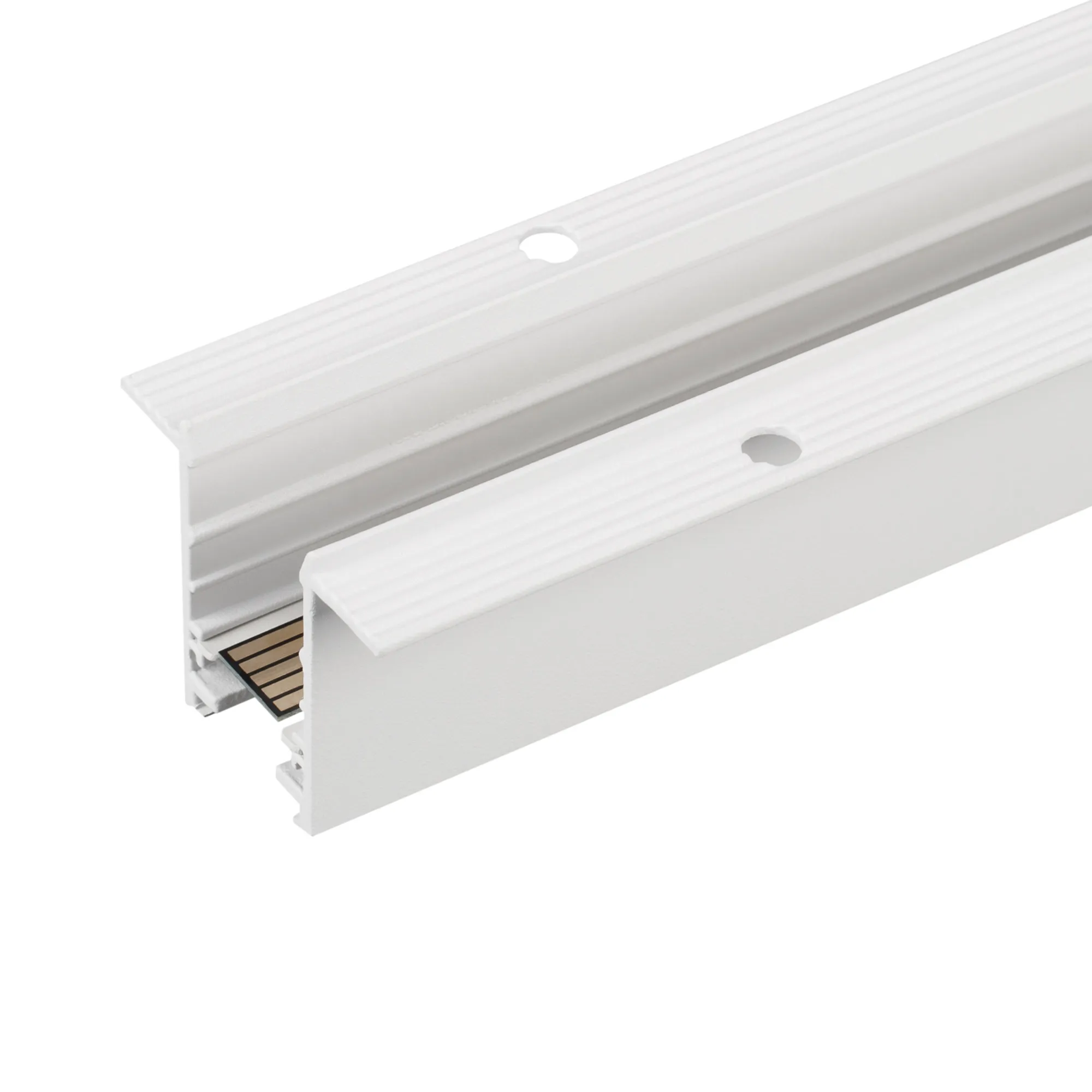 Трек встраиваемый MAG-TRACK-2538-F-3000 (WH, 5LN) (Arlight, IP20 Металл, 3 года) - изображение товара