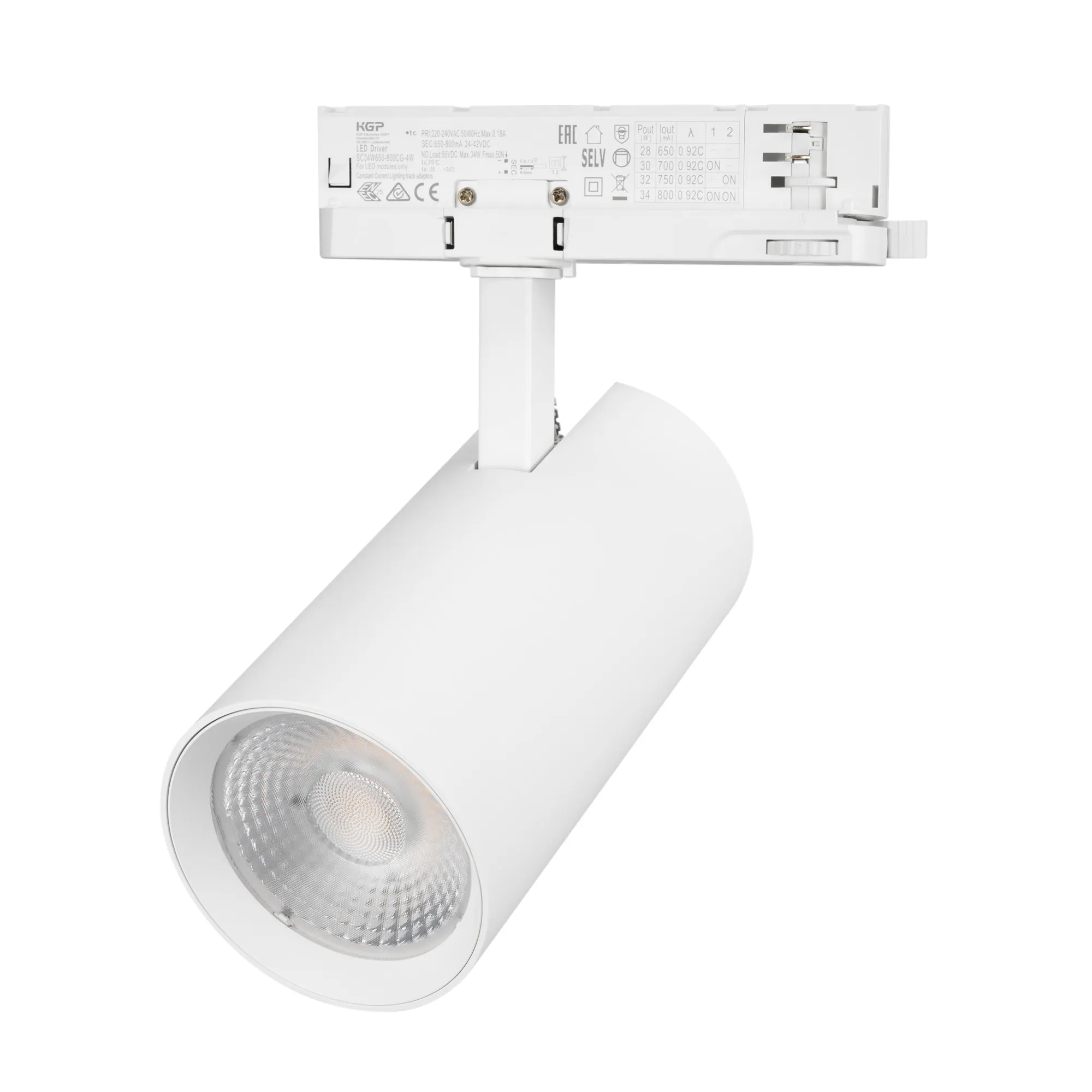 Светильник LGD-GERA-4TR-R90-30W Day4000 (WH, 55 deg, 230V) (Arlight, IP20 Металл, 5 лет)