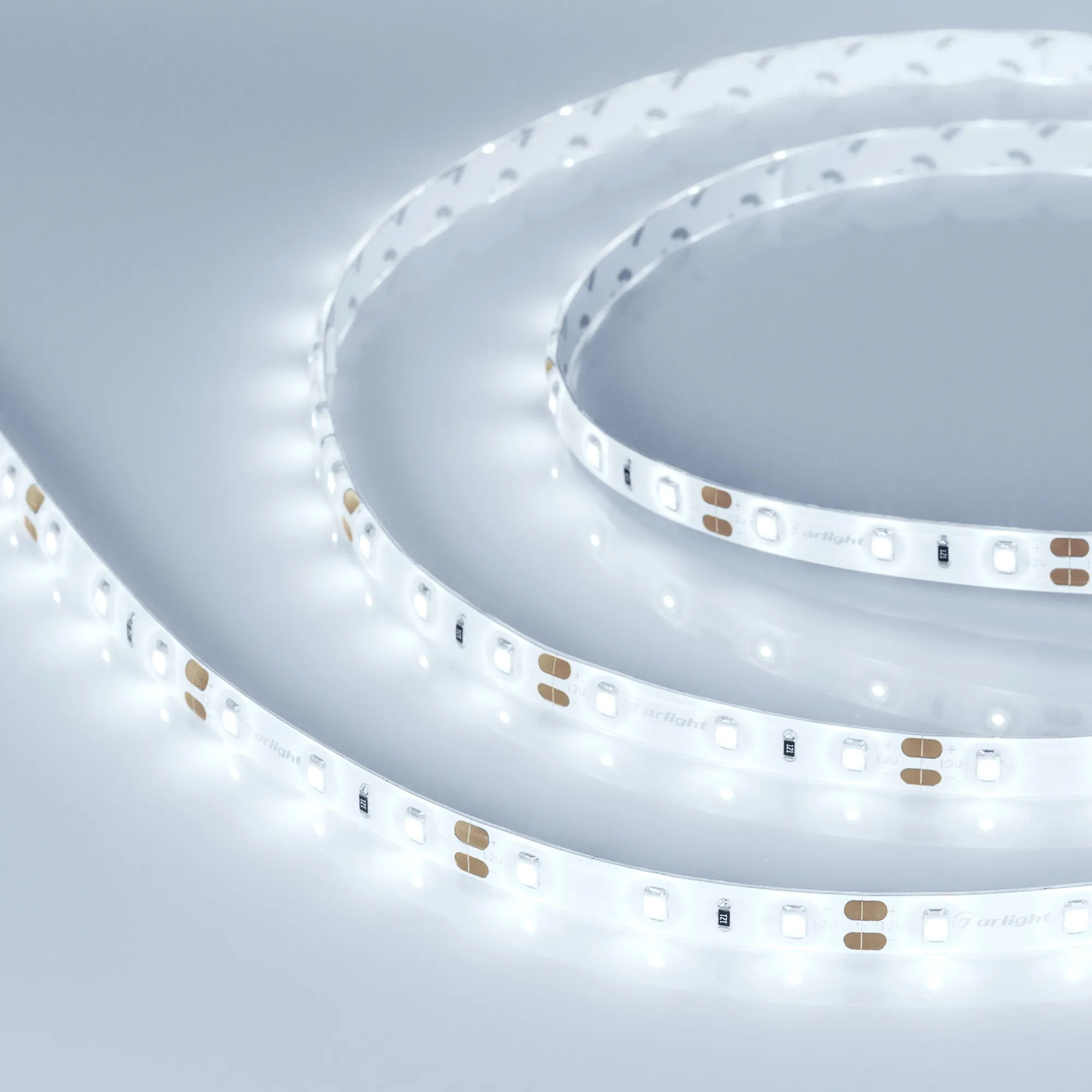Лента светодиодная RTW 2-5000SE 12V Cool (2835, 300 LED, PRO) (Arlight, 7.2 Вт/м, IP65)