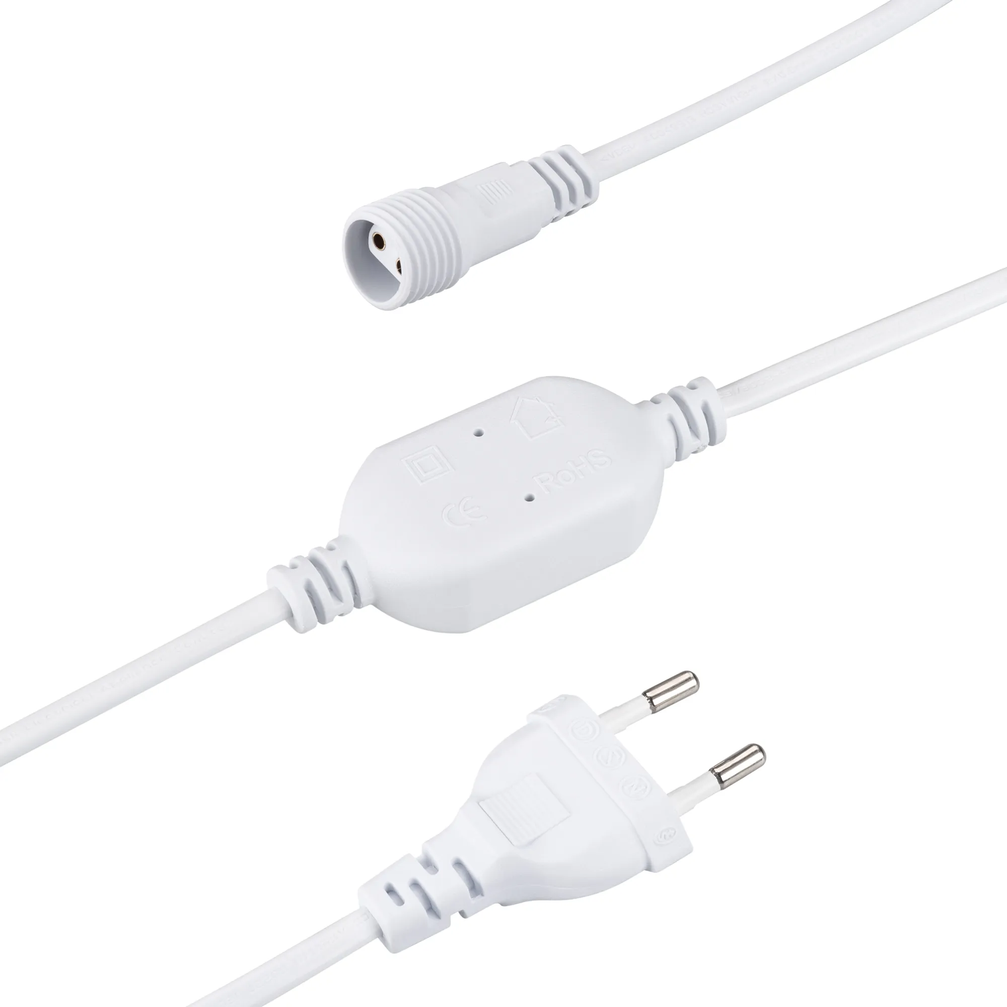Шнур питания ARD-ICICLE-CLASSIC-1.5M White (230V, 1.6A) (Ardecoled, -) - изображение товара
