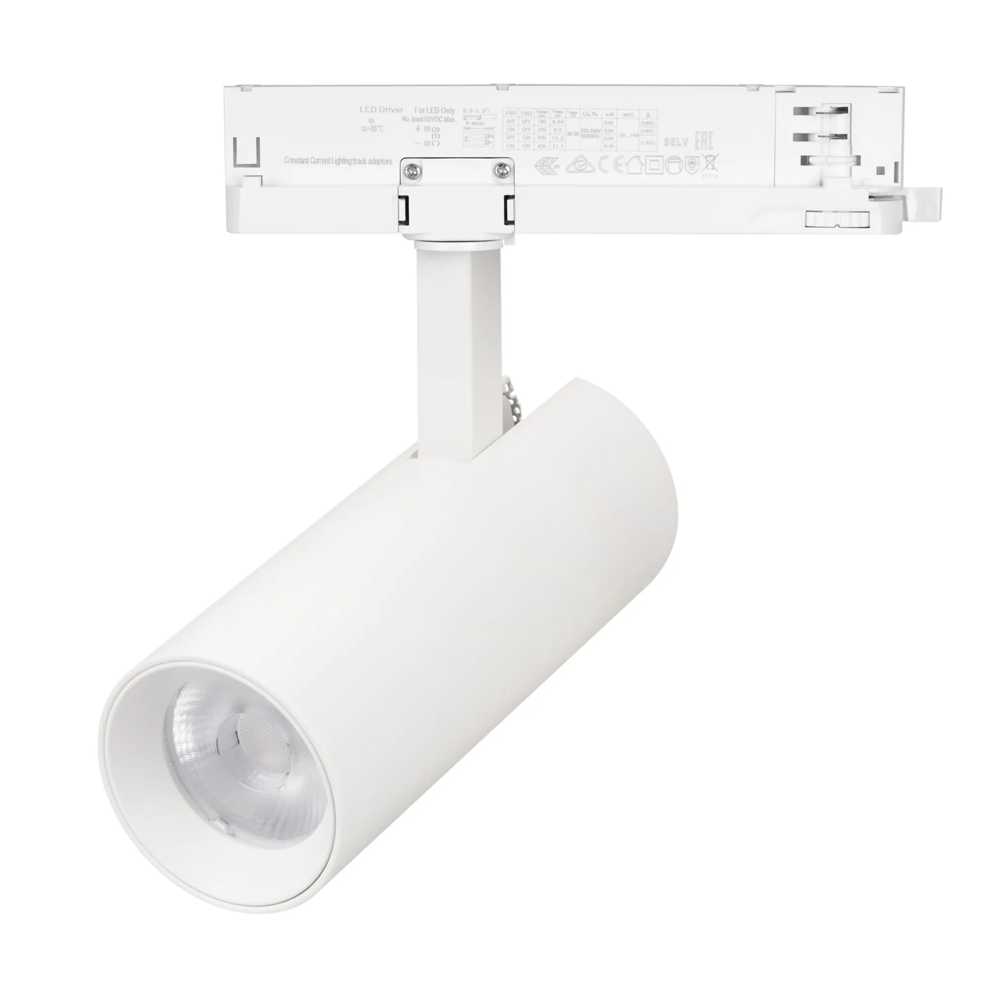 Светильник LGD-GERA-4TR-R55-10W Day4000 (WH, 55 deg, 230V, DALI) (Arlight, IP20 Металл, 5 лет)