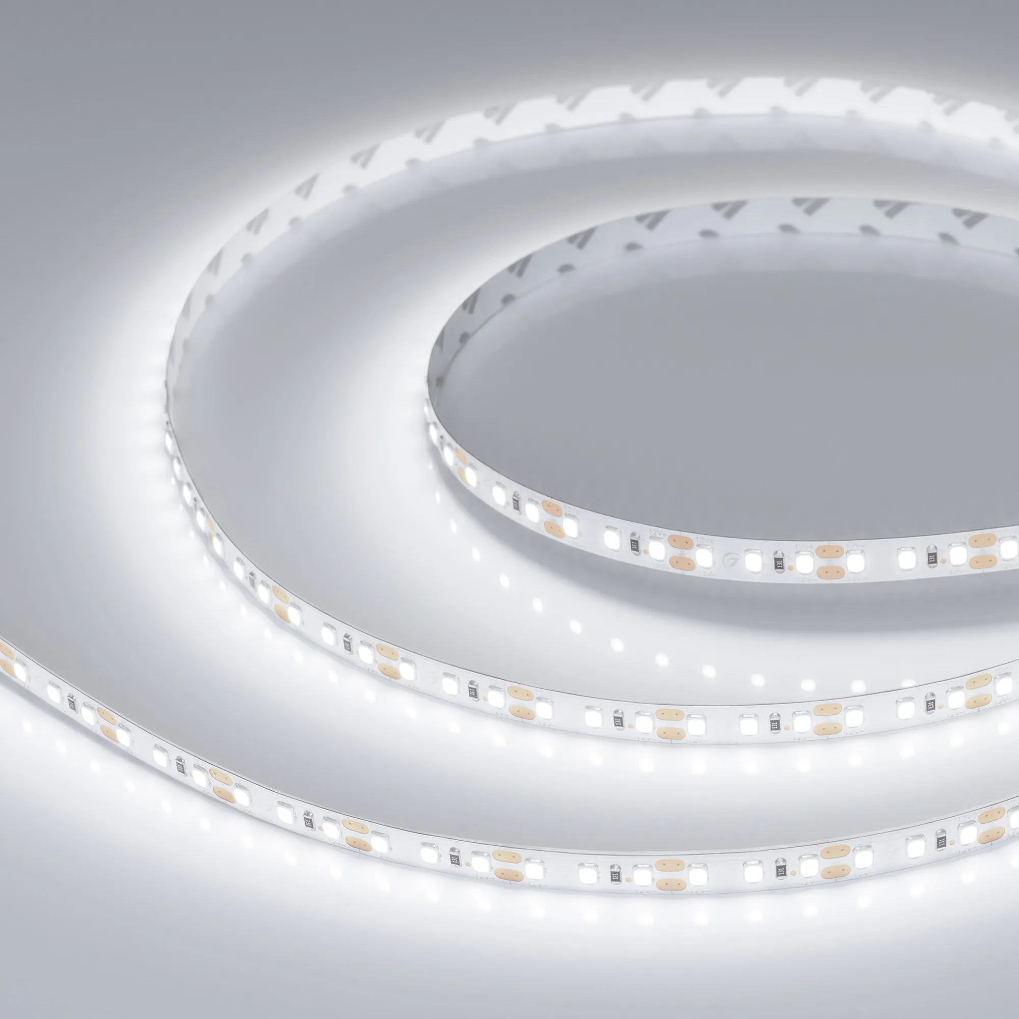 Лента светодиодная RT-A120-8mm 12V White6000 (9.6 W/m, IP20, 2835, 5m) (Arlight, Открытый) - изображение товара
