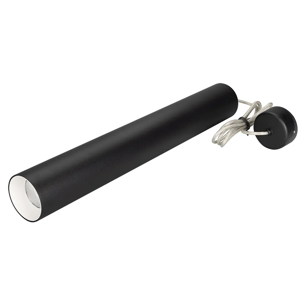 Светильник SP-POLO-HANG-LONG450-R65-8W Warm3000 (BK-WH, 40 deg) (Arlight, IP20 Металл, 5 лет)